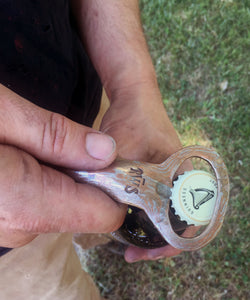 mokume Gane bottle opener