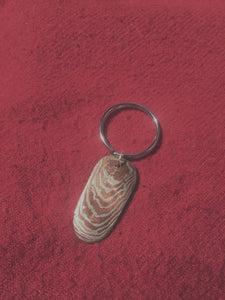 mokume gane key chain.